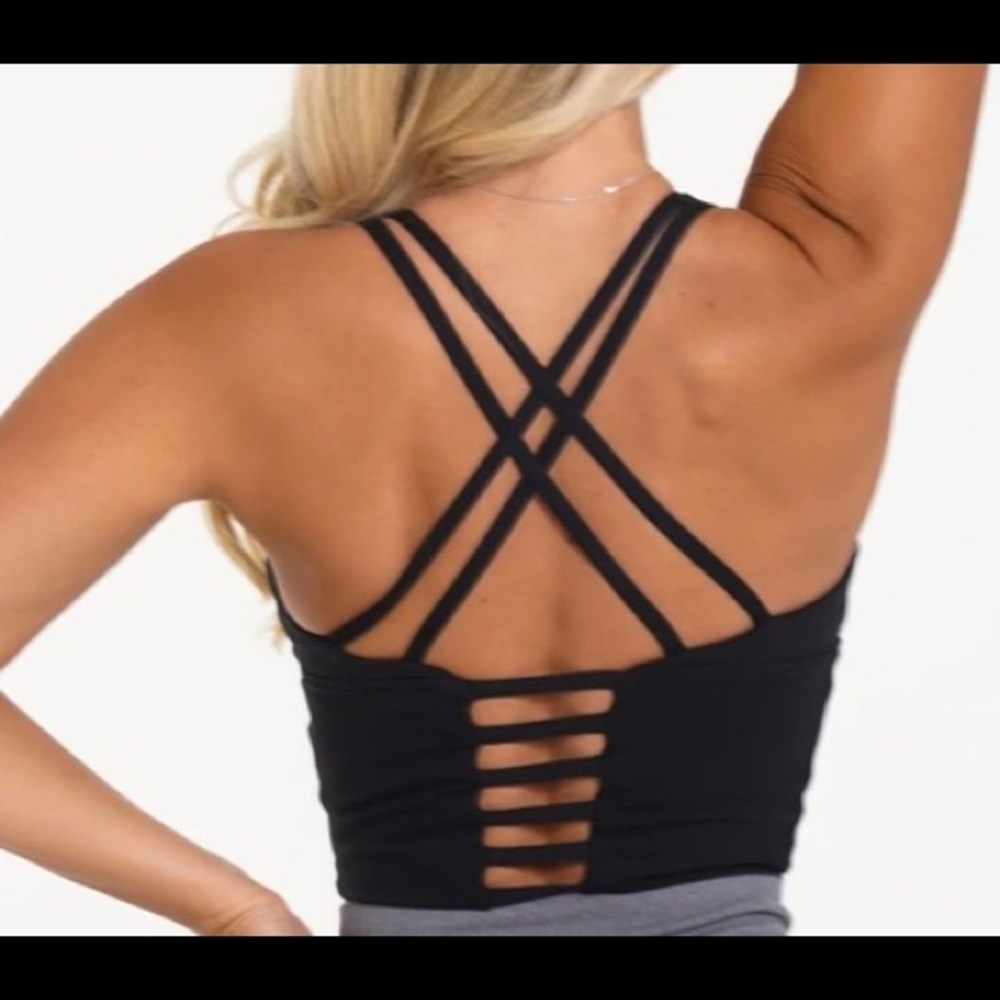Black Nvgtn Matrix Bra top